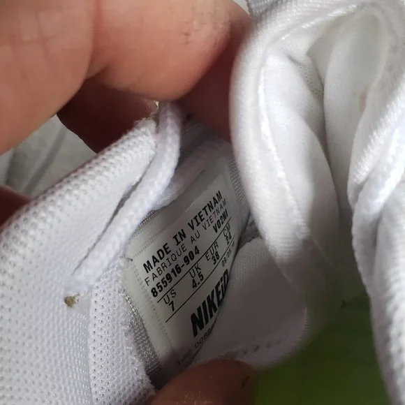 White Gold Nike Sneakers. - Picture 7 of 8